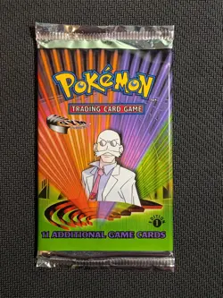 Pokemon TCG Gym Challenge 1st Edition Sealed Pack (Blaine) - Image 1