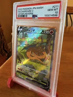PSA 10 Charizard V 211/172 SAR Full Art Pokemon Card Vstar Universe Japanese - Image 2