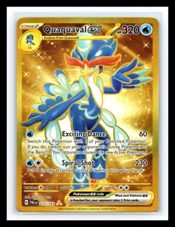 💥 Pokemon Quaquaval ex Hyper Rare Holo Sword & Shield Paldea Evolved 273/193 - Image 1