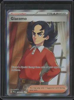 2025 Pokemon Prismatic Evolutions GIACOMO #138 Ultra Rare Full Art Holo JFB3 - Image 1
