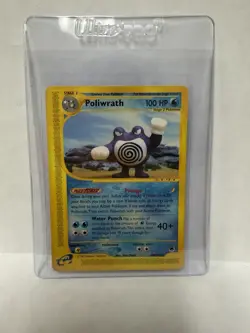 Pokemon TCG Poliwrath 60/165 Pokemon Expedition Rare Regular Non-Holo - Image 1
