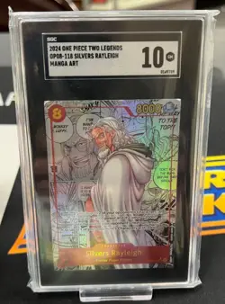 SGC 10 2024 One Piece Two Legends #OP08-118 Silvers Rayleigh Manga Art - Image 1