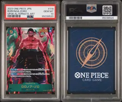 One Piece CCG JPN PSA 10 Roronoa Zoro #OP06-118 - Image 3