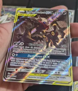 Umbreon & Darkrai GX Tag Team SM241 Black Star Promo Sun & Moon Pokemon TCG - Image 2