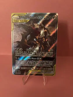 UMBREON & DARKRAI GX 2021 POKEMON TCG SUN & MOON TAG TEAM #SM241 FULL ART PROMO! - Image 1