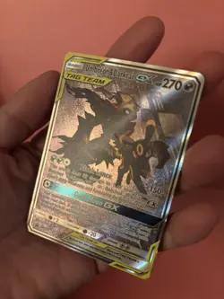 UMBREON & DARKRAI GX 2021 POKEMON TCG SUN & MOON TAG TEAM #SM241 FULL ART PROMO! - Image 3
