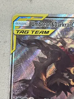 Pokemon TCG Sun & Moon Promo Umbreon & Darkrai GX SM241 TAG TEAM - Image 2