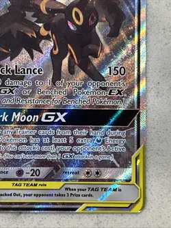 Pokemon TCG Sun & Moon Promo Umbreon & Darkrai GX SM241 TAG TEAM - Image 5