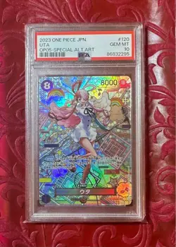 PSA 10 UTA OP02-120 SP Alt Art SEC Awakening of The New Era One Piece Card Game - Image 1