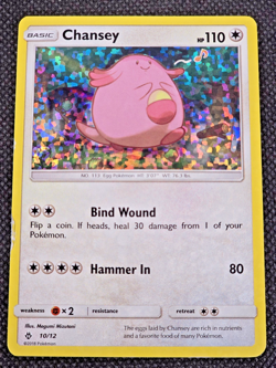 Chansey - 10/12 010/012 McDonald's Promos 2018 Pokemon Card MP -- L33 - Image 1