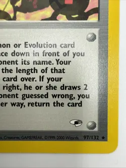 Blaine's Quiz #1 97/132 Gym Heroes Regular Rare Vintage Pokemon Card - Image 5