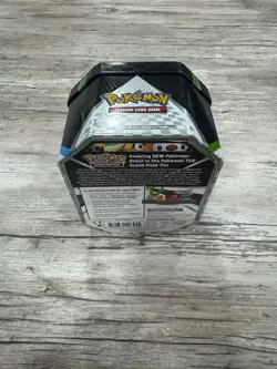 2011 Pokemon Black & White TCG Tin - Snivy Card Tin Only With Figure And Promo - Image 3