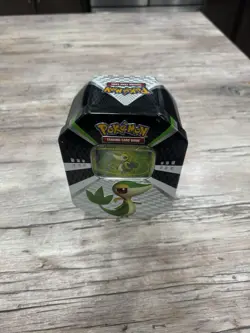 2011 Pokemon Black & White TCG Tin - Snivy Card Tin Only With Figure And Promo - Image 4