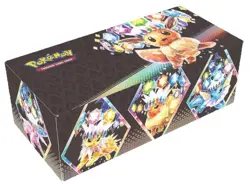 Pokemon Prismatic Evolutions Storage Box Booster Packs Promo Card Eevee Umbreon - Image 1
