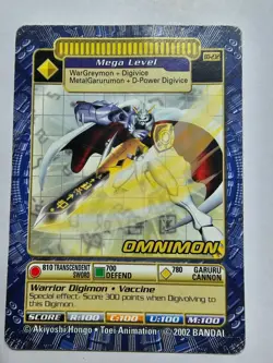 Digimon Digi Battle Card - Omnimon BO-232 - Good - Image 1