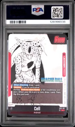 2025 DRAGON BALL SUPER CARD GAME FUSION WORLD MANGA BOOSTER 01 CELL PSA 10 - Image 2