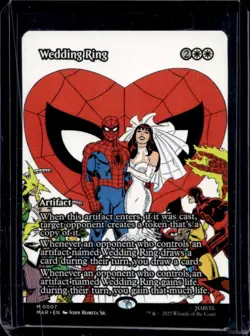 2025 Magic The Gathering Marvel Universe Eternal-Legal Wedding Ring Rare #0007 - Image 1