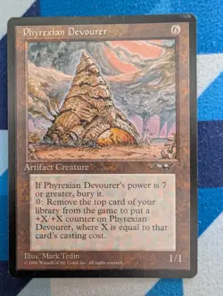 Phyrexian Devourer Alliances MTG Light Play magic the gathering - Image 1