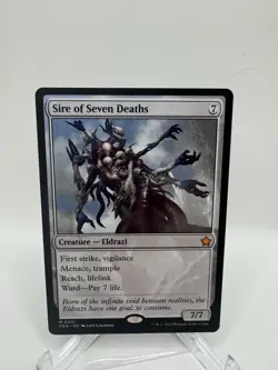 MTG Sire of Seven Deaths Foundations NM - Image 1