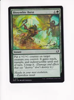 MAGIC THE GATHERING MTG EDGE OF ETERNITIES BIOSYNTHIC BURST (#1) - Image 1