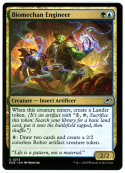Biomechan Engineer - 0213 - Edge of Eternities - MTG - NM Ships Now - Image 1