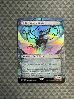 MTG Flitterwing Nuisance #0304 Foil Showcase Rare Lorwyn Eclipsed (ECL) - Image 1