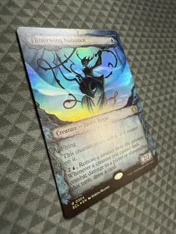 MTG Flitterwing Nuisance #0304 Foil Showcase Rare Lorwyn Eclipsed (ECL) - Image 2