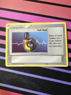 FULL HEAL Pokemon TFG 2006 Next Quest 1/8 Trading Figure Game Card MP - Image 1