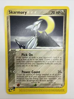 Skarmory 21/97 EX Dragon Regular Rare E-Reader Pokemon Card - Image 3