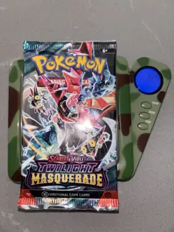 22.4g! HEAVY Weight Pokemon TCG Twilight Masquerade Booster Pack Dragapult Art - Image 1