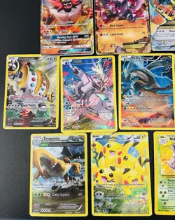 🔥Pokemon Full Art Black Star Promo Lot Of (10) Pikachu Nidoking Heavily Played - Image 3