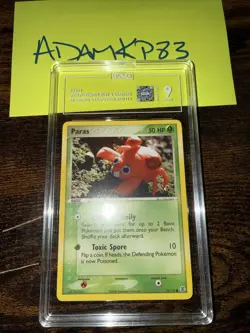 TAG 9 POKEMON PARAS 72/112 EX FIRERED & LEAFGREEN COMMON MINT - Image 1