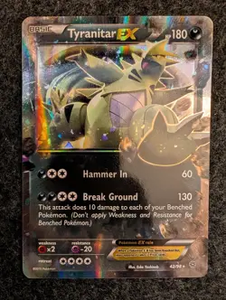 Tyranitar EX 42/98 XY-Ancient Origins Holo 2015 Pokemon TCG LP/NM - Image 1