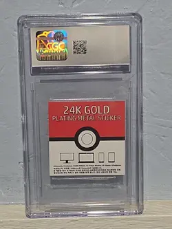 Magikarp CGC 10 Pokemon Candy Stickers Striking 24K Gold Plating - Image 2