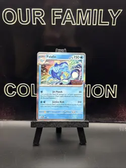 Palafin SVP 036 Stamped Pre Release Obsidian Flames Promo Pokemon TCG Holo LP - Image 1