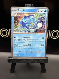 Palafin SVP 036 Stamped Pre Release Obsidian Flames Promo Pokemon TCG Holo LP - Image 2