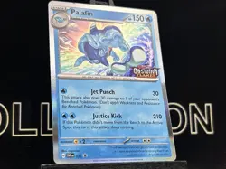 Palafin SVP 036 Stamped Pre Release Obsidian Flames Promo Pokemon TCG Holo LP - Image 4