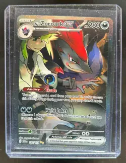 2025 Pokemon SV Journey Together JTG EN N's Zoroark ex #185/159 - Image 1