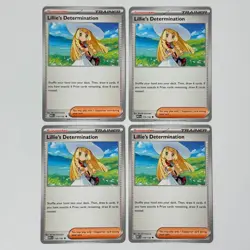 Lillie’s Determination 4X Playset Pokemon TCG Mega Evolution ME01 119/132 - Image 1