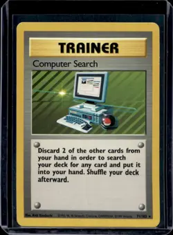 1999 Pokemon Unlimited Computer Search Rare #71/102 - Image 1