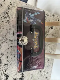Pokemon TCG Fall 2023 Collectors Chest Lunchbox Tin Tera Charizard - New/Sealed - Image 4