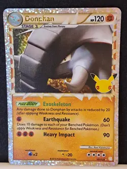 Donphan 107/123 Celebrations Ultra Rare Holo NM/MT Pokemon TCG - Image 2