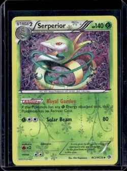 2013 Pokemon Black & White Legendary Treasures Serperior Radiant Collection RC03 - Image 1