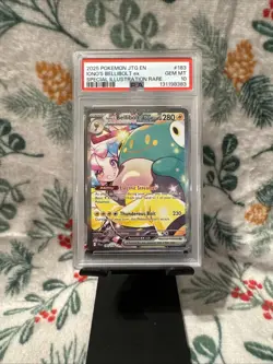 2025 POKEMON JTG SPECIAL ILLUSTRATION RARE #183 IONO'S BELLIBOLT EX PSA 10 - Image 1