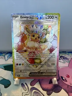 Pokemon TCG Eevee EX 174 SVP: Scarlet & Violet Promo Holo Tera 200HP English - Image 1