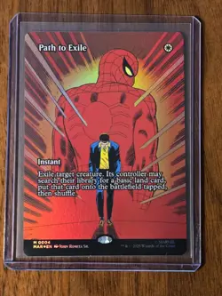Borderless Foil Path to Exile Marvel's Spider-Man #0004 MTG 2025 - Image 1