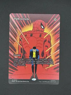Path To Exile M 0004 Borderless Foil MTG Marvel Spider-Man - Image 1