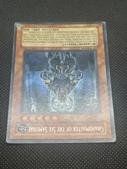 2007 Yugioh Card Grandmaster Of The Six Samurai STON-EN000 Secret Rare 1st Ed - Image 3