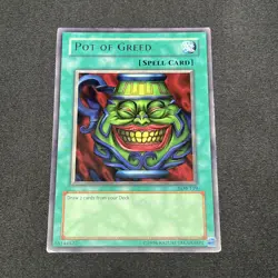 Yu-Gi-Oh! TCG Pot of Greed Legend of Blue Eyes White Dragon LOB-119 Unlimited - Image 1
