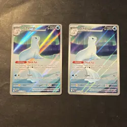Pokemon TCG Dewgong Phantasmal Flames Full Art Illustration Rare 097/094 Foil X2 - Image 1